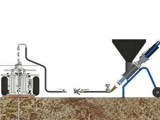 Lanza de inyección de ariete - Extracción