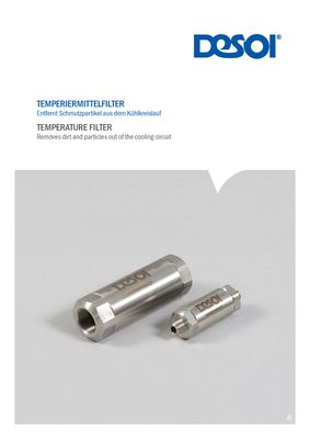 Flyer - Temperiermittelfilter 